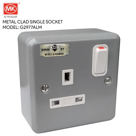 metal clad socket box|single metal clad socket.